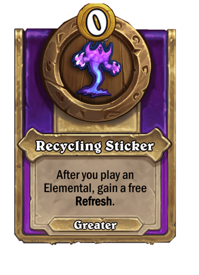 Recycling Sticker
