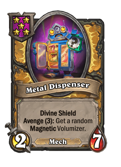 Metal Dispenser Hearthstone kártya