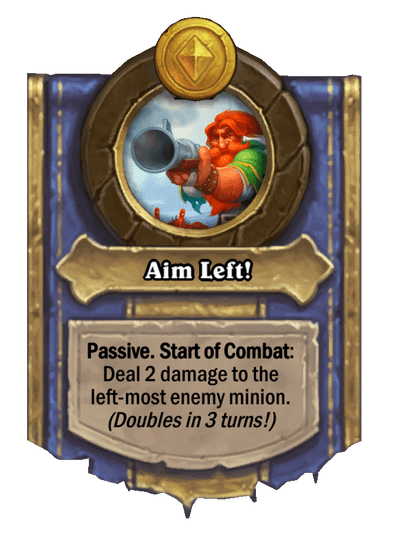Aim Left! Hearthstone kártya