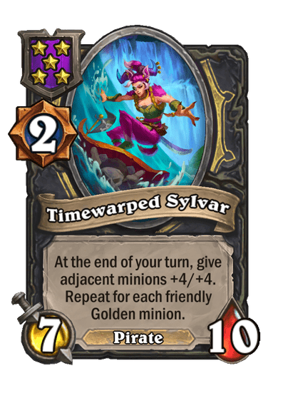 Timewarped Sylvar Hearthstone kártya