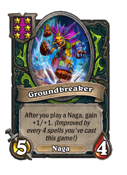 Groundbreaker Hearthstone kártya