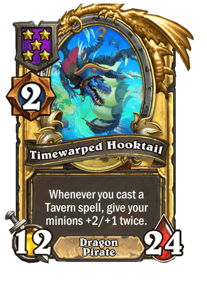 Timewarped Hooktail Hearthstone kártya