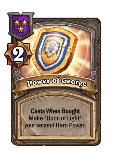 Power of George Hearthstone kártya