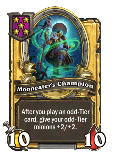 Mooneater's Champion Hearthstone kártya