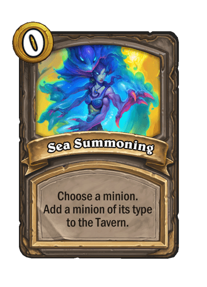 Sea Summoning Hearthstone kártya