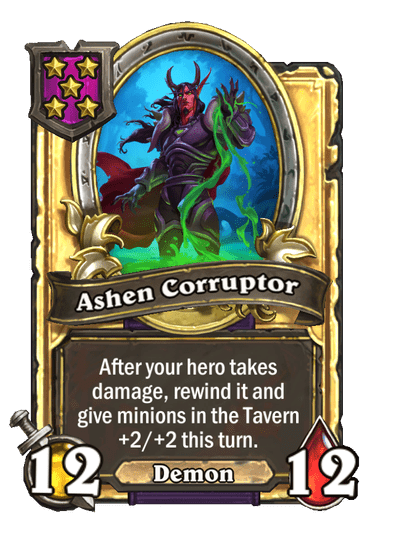 Ashen Corruptor Hearthstone kártya