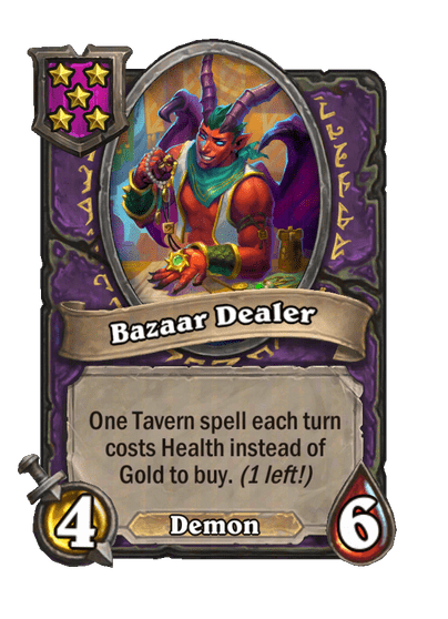 Bazaar Dealer Hearthstone kártya