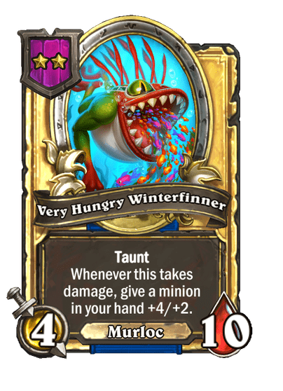 Very Hungry Winterfinner Hearthstone kártya