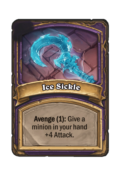 Ice Sickle Hearthstone kártya