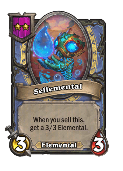 Sellemental Hearthstone kártya
