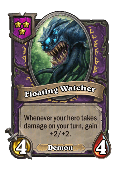 Floating Watcher Hearthstone kártya