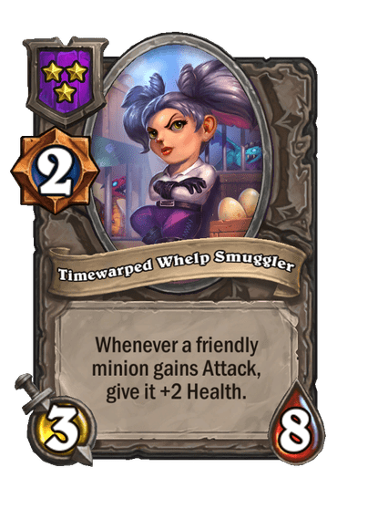 Timewarped Whelp Smuggler Hearthstone kártya