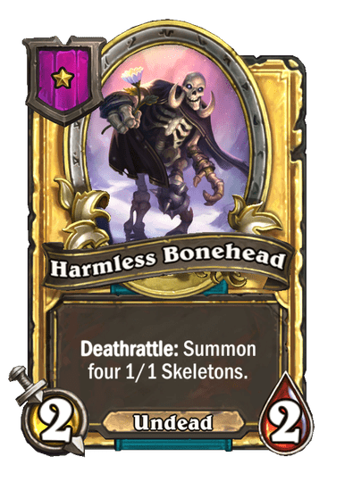 Harmless Bonehead Hearthstone kártya