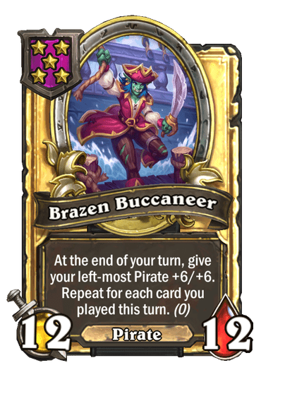 Brazen Buccaneer Hearthstone kártya