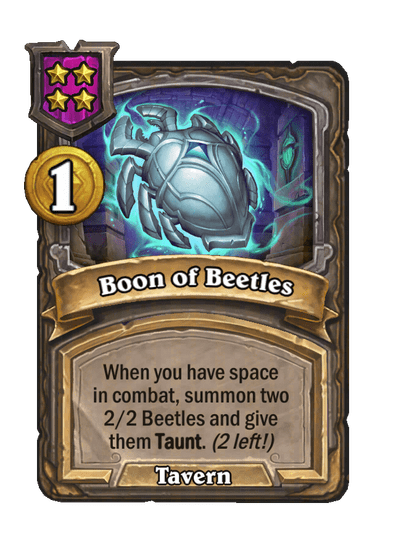 Boon of Beetles Hearthstone kártya