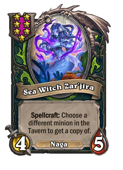 Sea Witch Zar'jira Hearthstone kártya