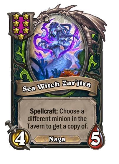 Sea Witch Zar'jira Hearthstone kártya