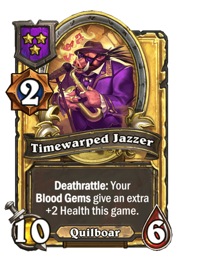Timewarped Jazzer Hearthstone kártya