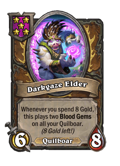 Darkgaze Elder Hearthstone kártya
