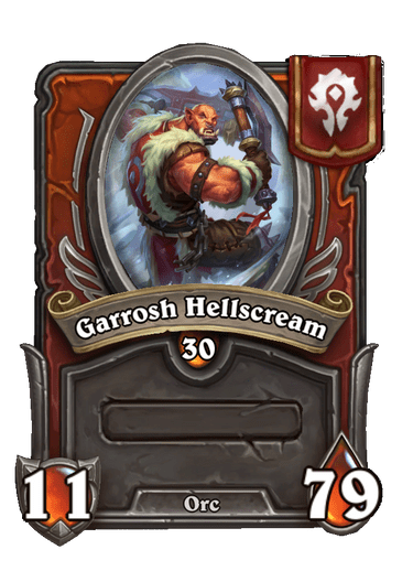 Garrosh Hellscream Hearthstone kártya