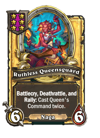 Ruthless Queensguard Hearthstone kártya