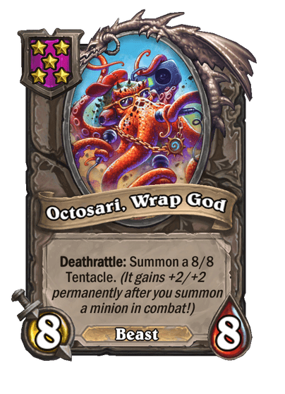 Octosari, Wrap God Hearthstone kártya