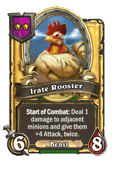 Irate Rooster Hearthstone kártya