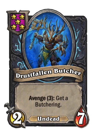 Drustfallen Butcher Hearthstone kártya