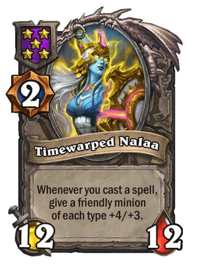 Timewarped Nalaa Hearthstone kártya