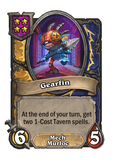 Gearfin Hearthstone kártya
