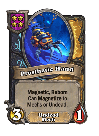 Prosthetic Hand Hearthstone kártya