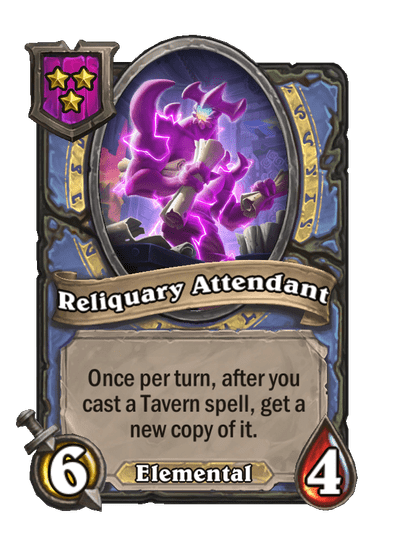Reliquary Attendant Hearthstone kártya