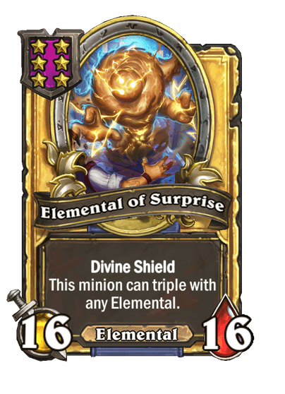 Elemental of Surprise Hearthstone kártya