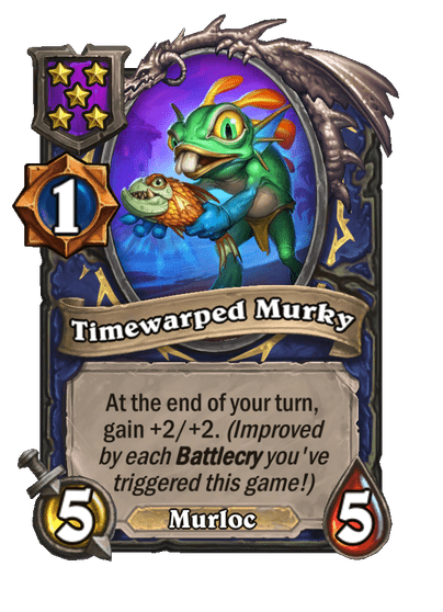 Timewarped Murky Hearthstone kártya