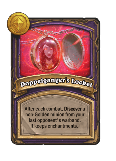 Doppelganger's Locket Hearthstone kártya