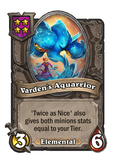 Varden's Aquarrior Hearthstone kártya