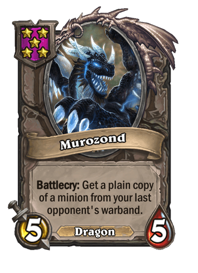 Murozond Hearthstone kártya