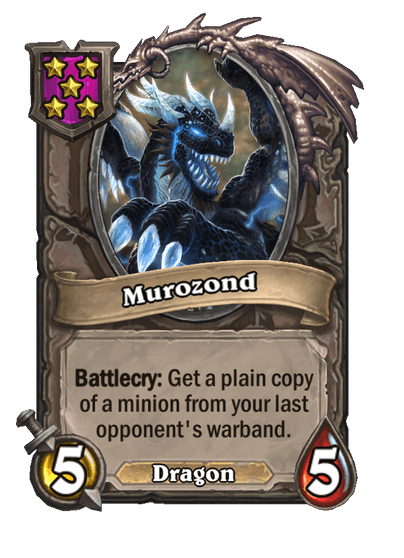 Murozond Hearthstone kártya