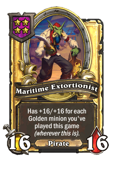 Maritime Extortionist Hearthstone kártya