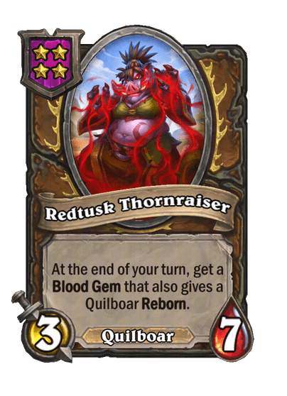 Redtusk Thornraiser Hearthstone kártya