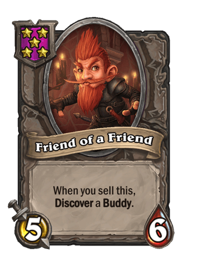 Friend of a Friend Hearthstone kártya