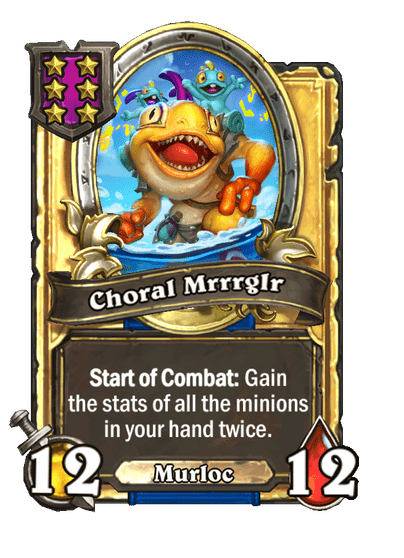 Choral Mrrrglr Hearthstone kártya