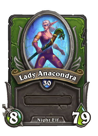 Lady Anacondra Hearthstone kártya