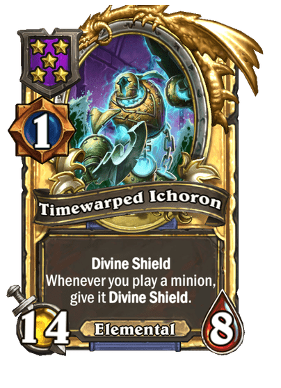 Timewarped Ichoron Hearthstone kártya