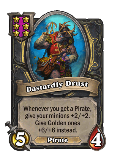 Dastardly Drust Hearthstone kártya