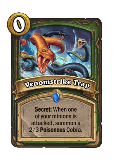 Venomstrike Trap Hearthstone kártya