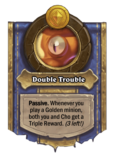 Double Trouble Hearthstone kártya