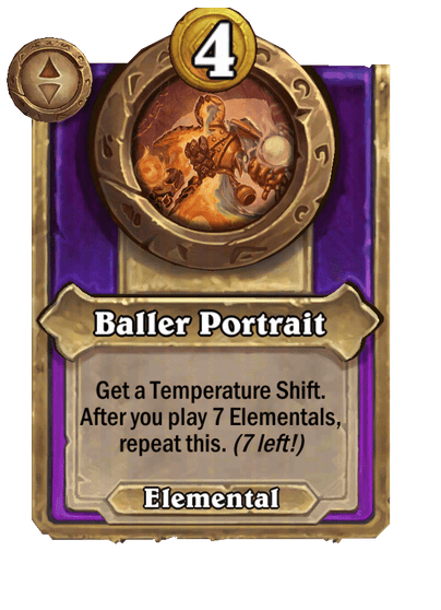 Baller Portrait Hearthstone kártya