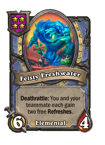 Feisty Freshwater Hearthstone kártya