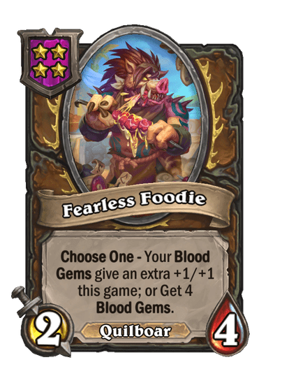 Fearless Foodie Hearthstone kártya
